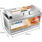 Preview: Varta Li-Ion Deep Cycle Batterie 12V 150 AH Life-Po4 Prismatic mit Heizung