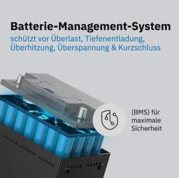 Preview: ECTIVE LC 100 LT 12V LiFePO4 Lithium Versorgungsbatterie 100 Ah