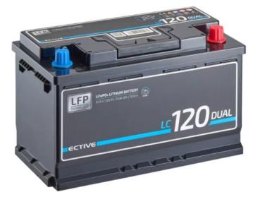 ECTIVE LC 120 Dual Starter - Versorgungsbatterie 120Ah 12V 1536Wh 1320A