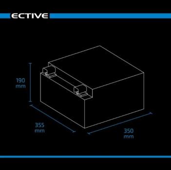 Preview: ECTIVE LC 540s LT LiFePO4 Lithium Untersitzbatterie 540Ah