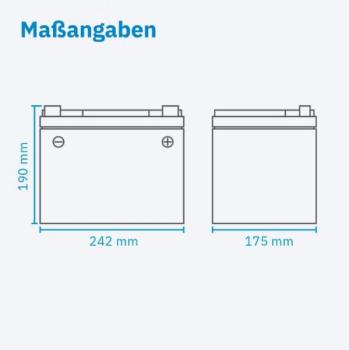 Preview: ECTIVE LC 75 Dual Starter - Versorgungsbatterie 75Ah 12V 960Wh 825A