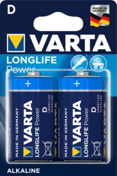 Varta Longlife Power D LR20 Blister mit 2 Stk. Preis inkl. VEG