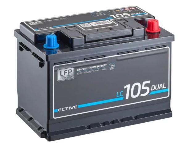 ECTIVE LC 105 Dual Starter - Versorgungsbatterie 105Ah 12V 1344Wh 1100A
