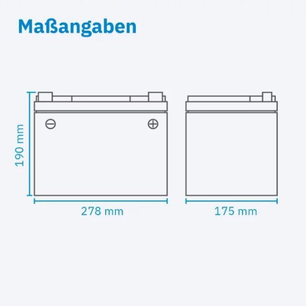 ECTIVE LC 105 Dual Starter - Versorgungsbatterie 105Ah 12V 1344Wh 1100A