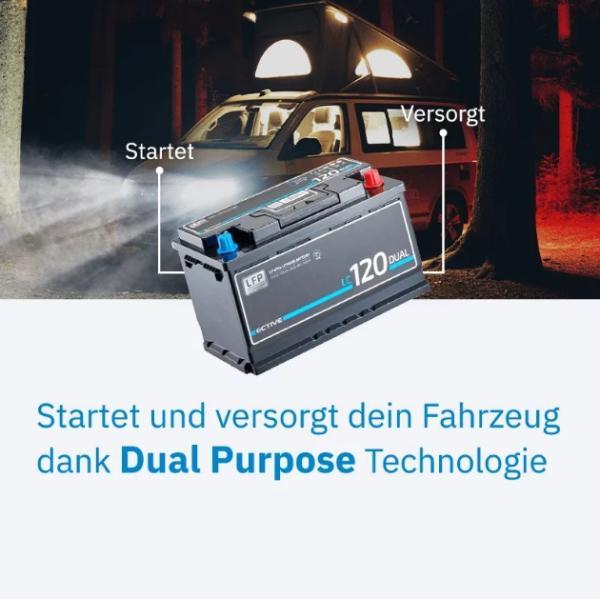 ECTIVE LC 120 Dual Starter - Versorgungsbatterie 120Ah 12V 1536Wh 1320A