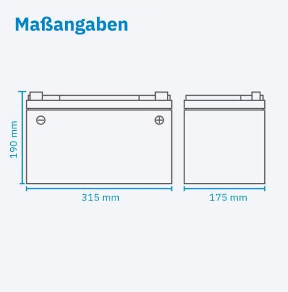 ECTIVE LC 120 Dual Starter - Versorgungsbatterie 120Ah 12V 1536Wh 1320A