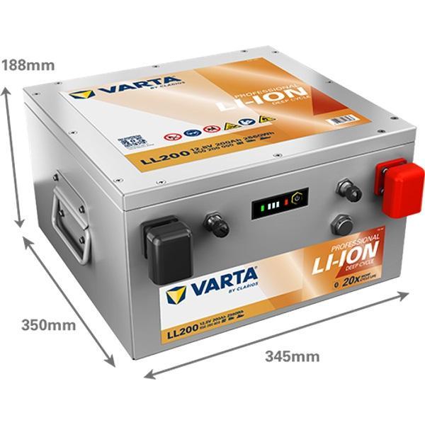 Varta Li-Ion Deep Cycle Batterie 12V 200 AH Life-Po4 Prismatic