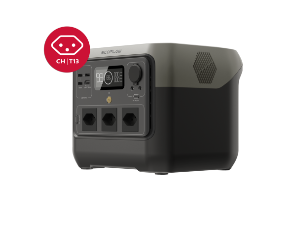 EcoFlow Power River 2 Pro 768Wh mit Schweizer Steckdose