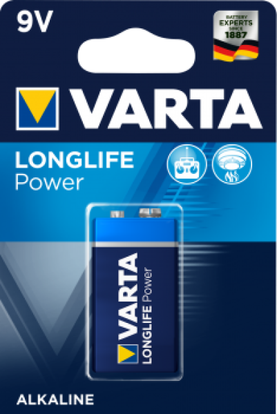 Varta Longlife Power 9V Blister mit 1 Stk. Preis inkl. VEG